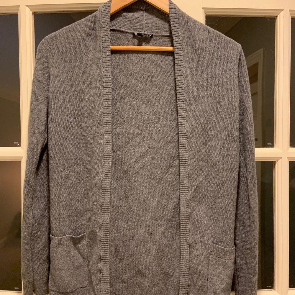 Grey cardigan